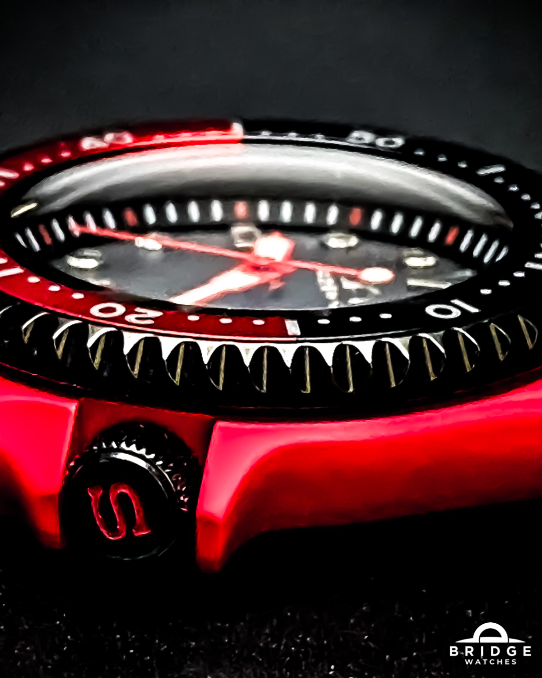 SKX Diver in Red & Black